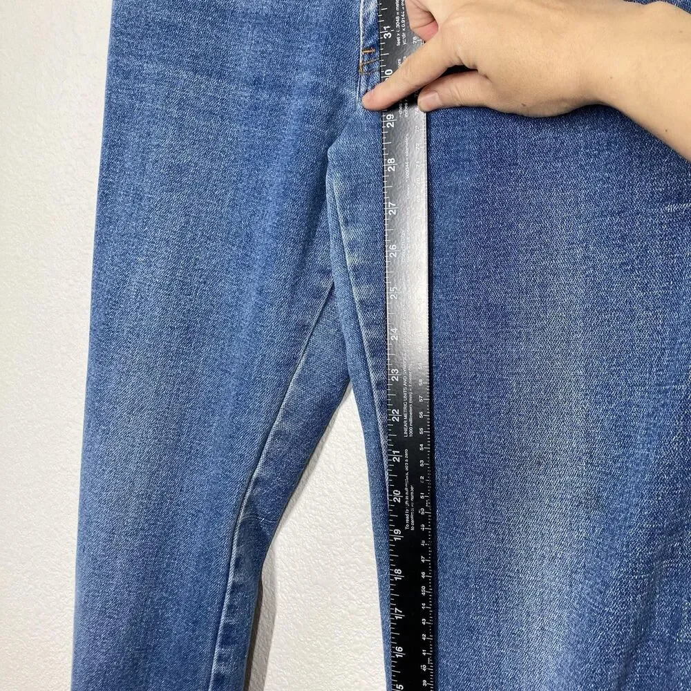 Vintage GAP Jeans Mens 30x30 Blue Denim Straight Leg 100% Cotton Hong Kong 90s